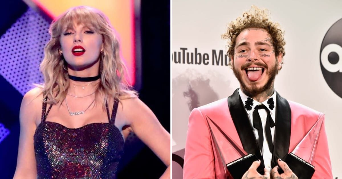 Taylor Swift gave fans a sneak peek into her new single with Post Malone (Getty Images)