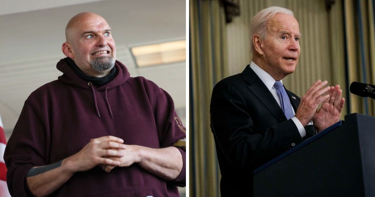 John Fetterman, a die-hard Sheetz supporter, jokingly criticized Joe Biden on social media for going to Wawa (Getty Images)
