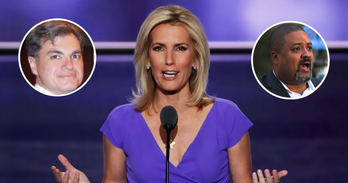 Fox News host Laura Ingraham targetted Manhattan District Attorney Alvin Bragg and Judge Juan Merchan in Donald Trump's hush money trial (Getty Images)