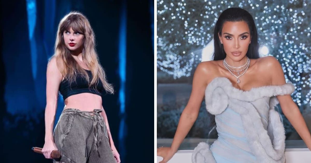 Taylor Swift's latest album sparks speculation of a feud reignition with Kim Kardashian (Kim Kardashian/Facebook/Getty Images)