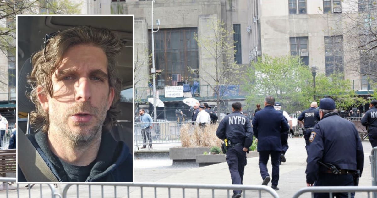Max Azzarello, who set himself ablaze outside the Trump trial court, posted a lot on Instagram (Getty Images, dipshit_secrets/ @Instagram)