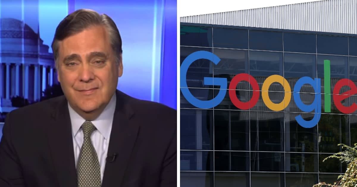 Jonathan Turley shares his take on the anti-Israel protests in Google offices on the April 17, 2024 episode of 'Fox & Friends' (Screengrab/Fox News)