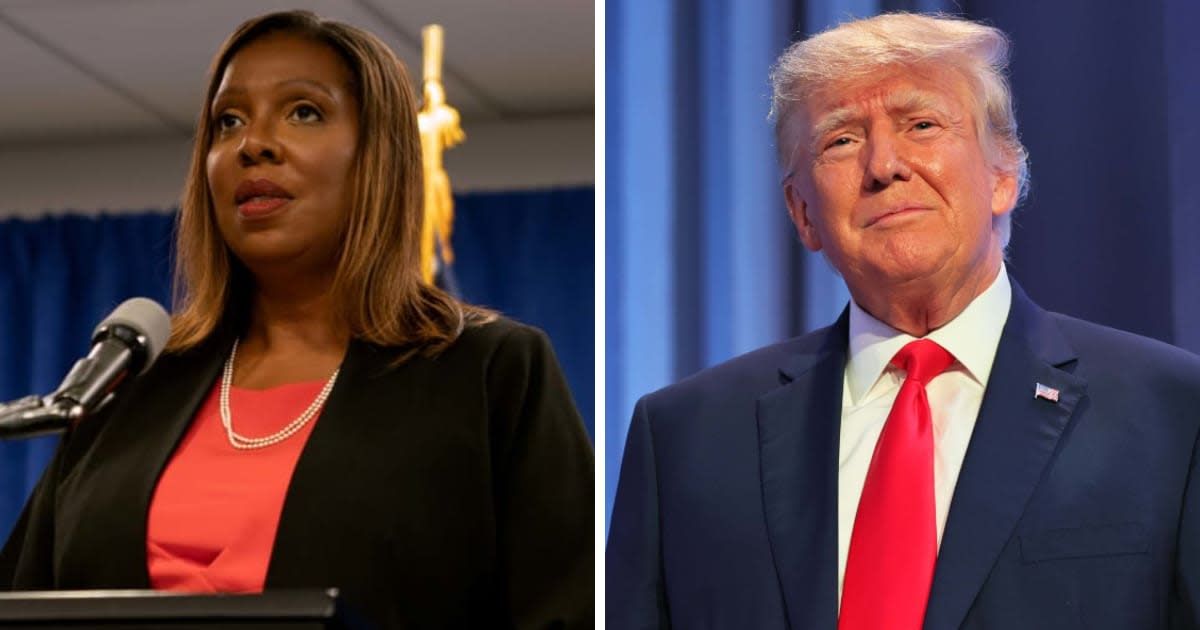NY AG Letitia James filed a motion to void Donald Trump's civil fraud verdict bond (Getty Images)