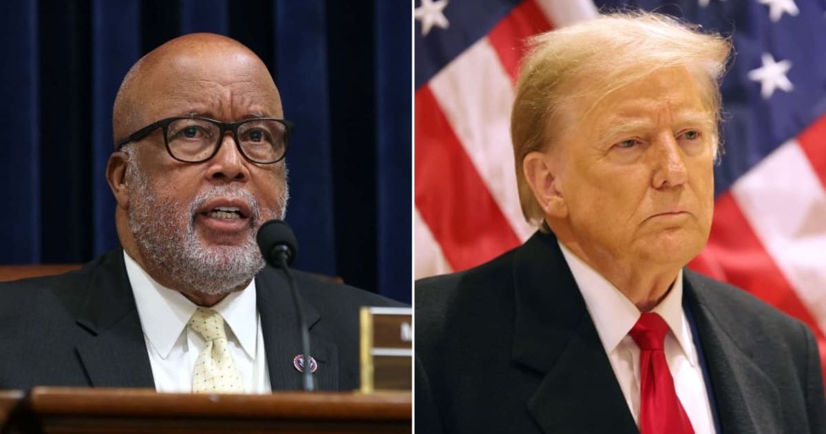 Bennie Thompson wants to remove Donald Trump's Secret Service protection if he is sent to prison (Getty Images)