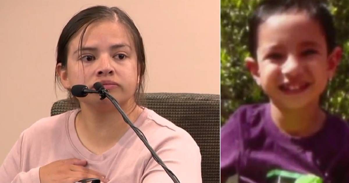 Miranda Casarez was sentenced to 25 years in prison for the starvation death of her stepson, Benjamin 'Benji' Cervera Jr (NEWS4SA video screengrab)
