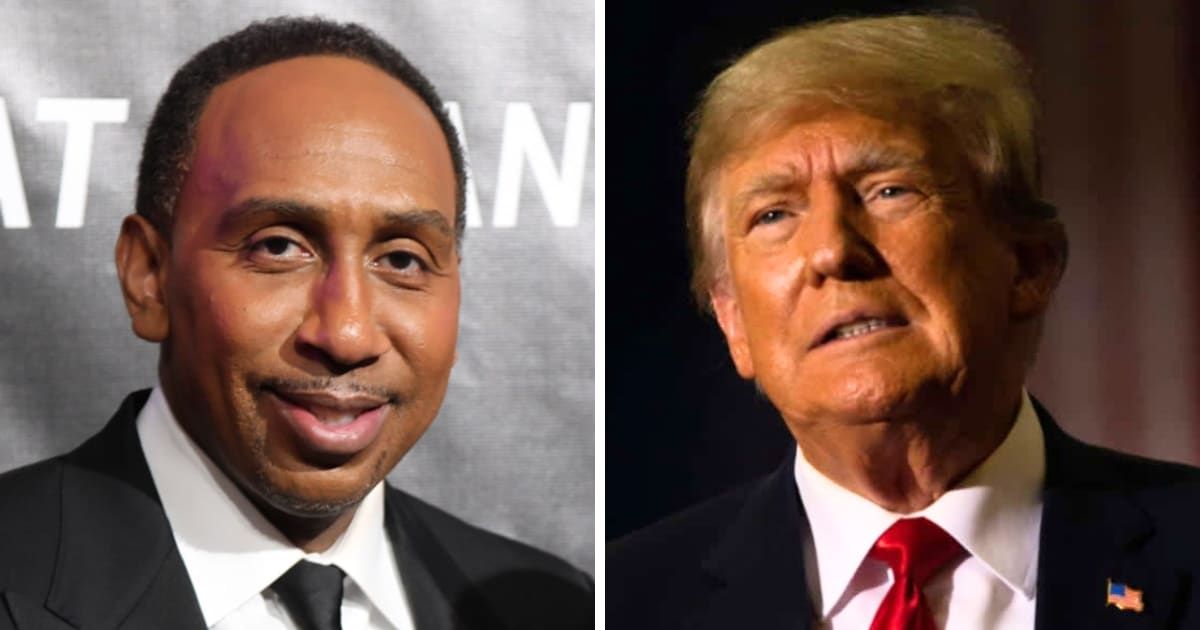 Stephen A Smith voiced his criticism of the hush money trial involving former President Trump, expressing his desire to see Trump 'lose the right way' (Getty Images)