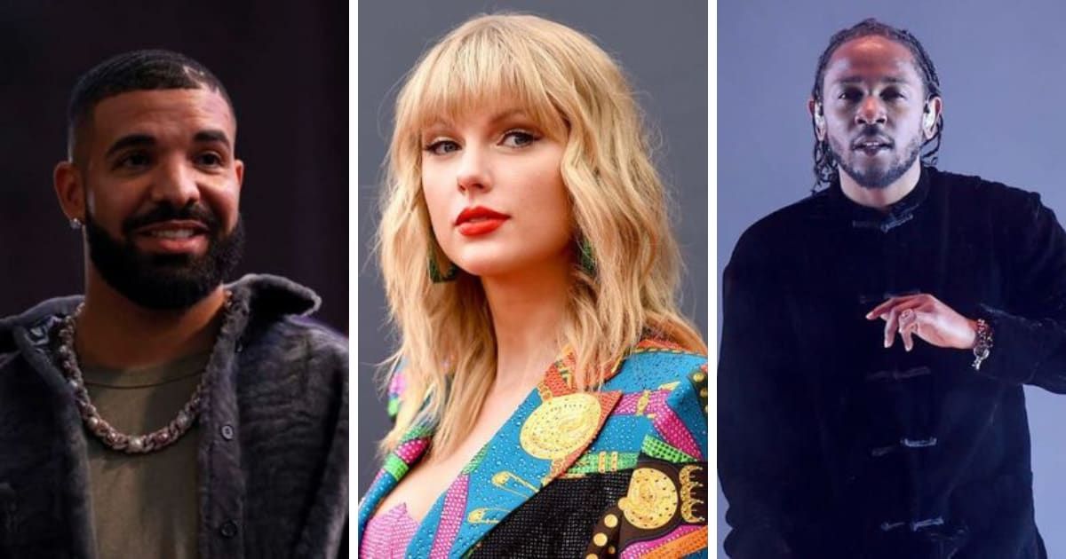 Drake has dragged Taylor Swift's name as he takes another diss at Kendrick Lamar (Getty Images)