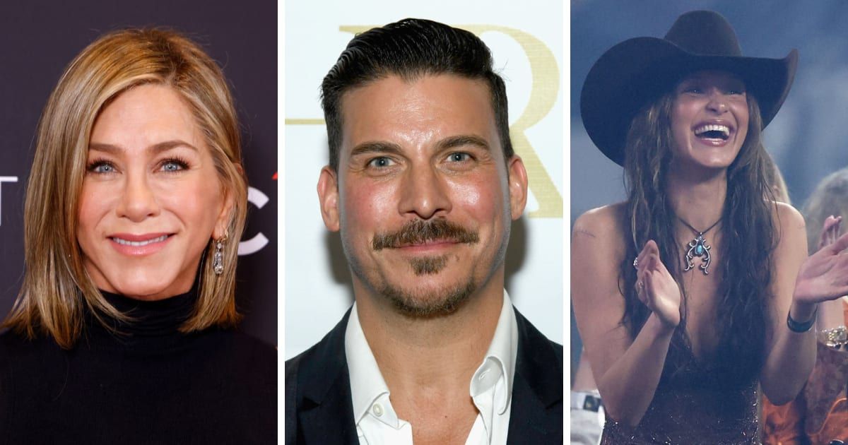 Jennifer Aniston, Jax Taylor, and Bella Hadid are among stars who have had surgery on their nose (Getty Images, Gary Gershoff/Getty Images, and Carolyn Simancik/Getty Images for Teton Ridge)