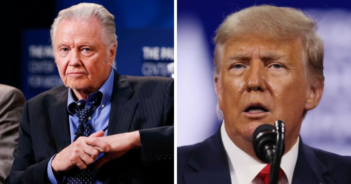 Actor Jon Voight voiced his unwavering support for former President Donald Trump (Getty Images)