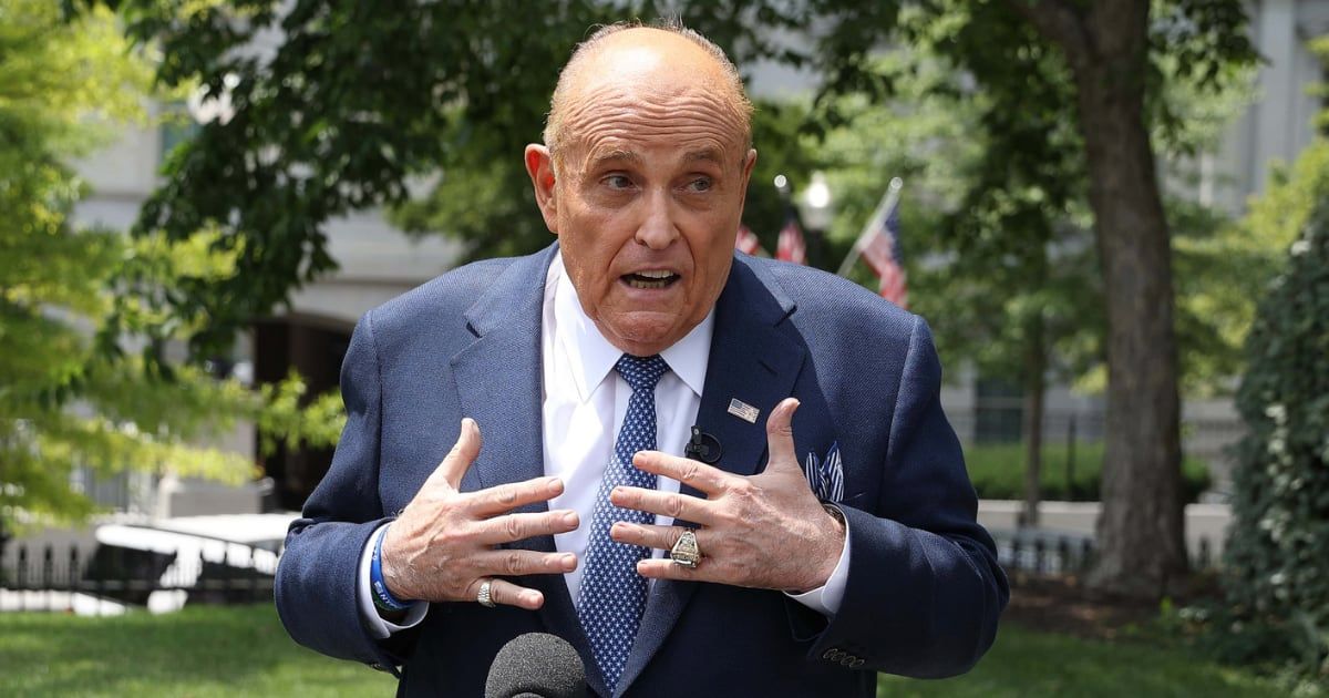 Rudy Giuliani recently made a tone-deaf comparison between his legal battles and the sham trials conducted during the reigns of Nazi and Soviet dictators (Getty Images)