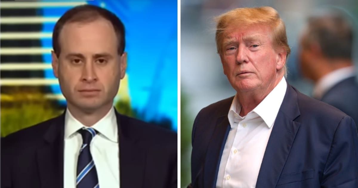 Will Scharf believes Donald Trump has a winning case (Fox News/YouTube, Getty Images)