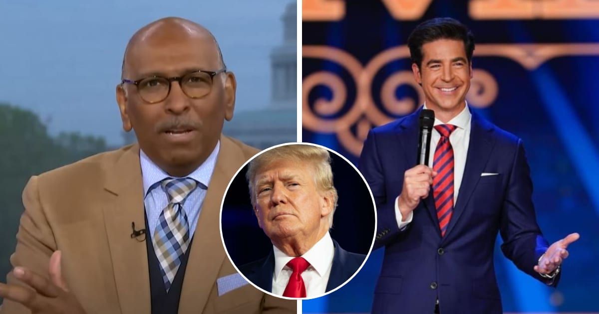 Michael Steele strongly criticized Jesse Watters for breaching the anonymity of jurors in Donald Trump’s hush money trial (MSNBC, Getty Images)