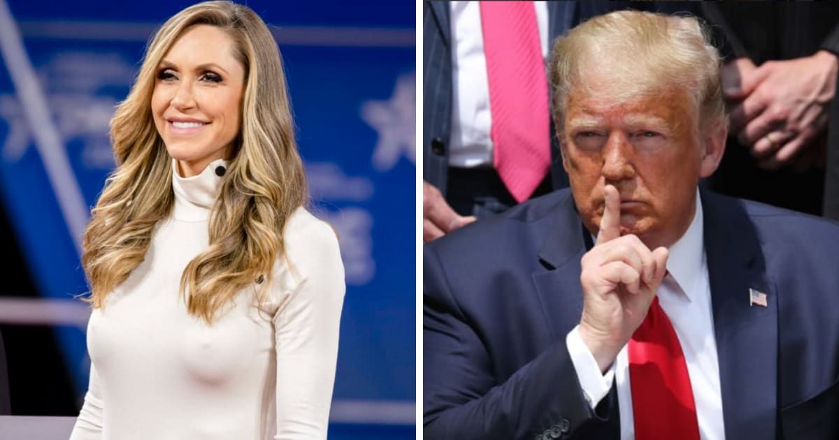 Lara Trump echoed Donald Trump's rhetoric of exacting revenge against perceived foes (Getty Images)