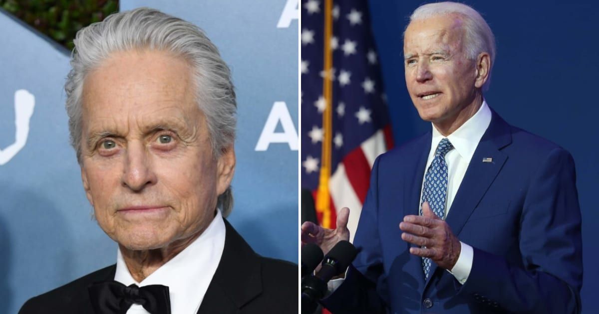 Actor Michael Douglas defends President Joe Biden against criticism regarding his age (Getty Images)