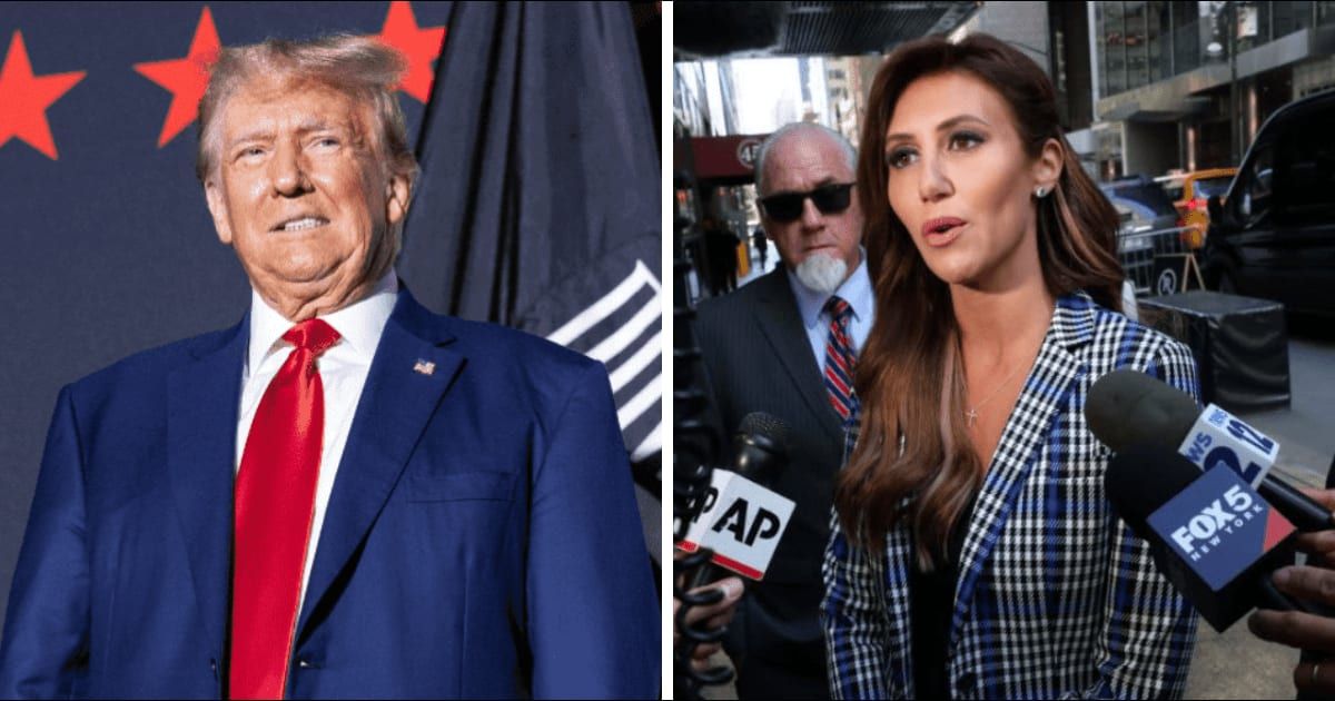 Attorney Alina Habba appeared at Donald Trump's hush money trial in Manhattan (Getty Images)