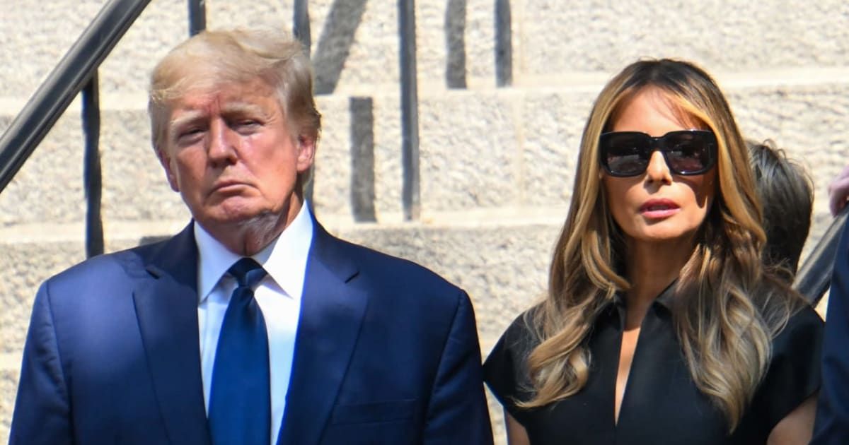 Donald Trump's wife Melanie Trump and his children failed to show up at his hush money trial (Alexi J Rosenfeld/Getty Images)