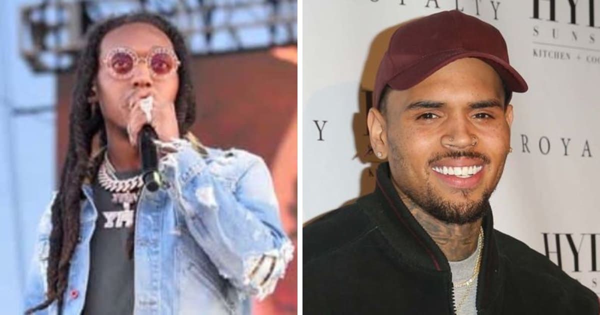 Quavo doubled down on Chris Brown with another diss track titled ‘Over Hoes & B***hes’ (Getty Images)