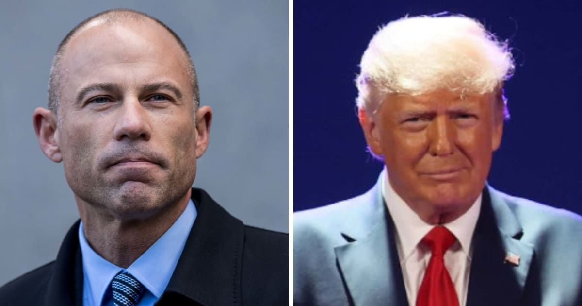 Federal inmate and disbarred attorney Michael Avenatti claimed former President Donald Trump is a “victim of the system” in a Fox News Digital interview from behind bars (Getty Images)