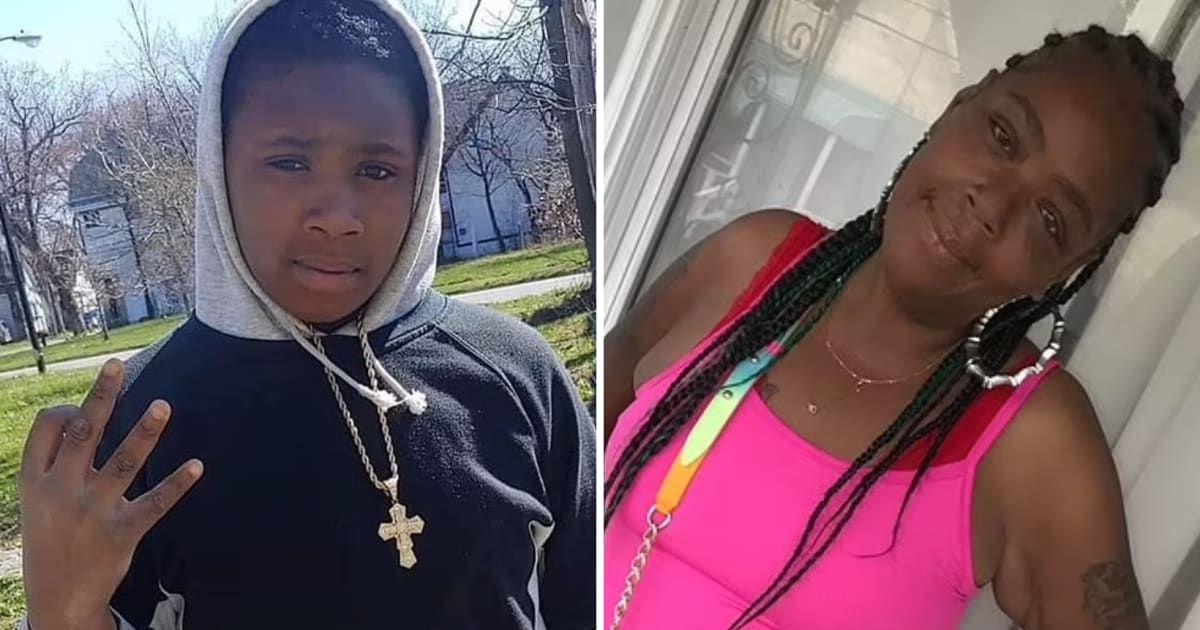Joann Ponzo was seen begging for her son Jaylen Griffin to be found during a vigil before she died (Facebook)