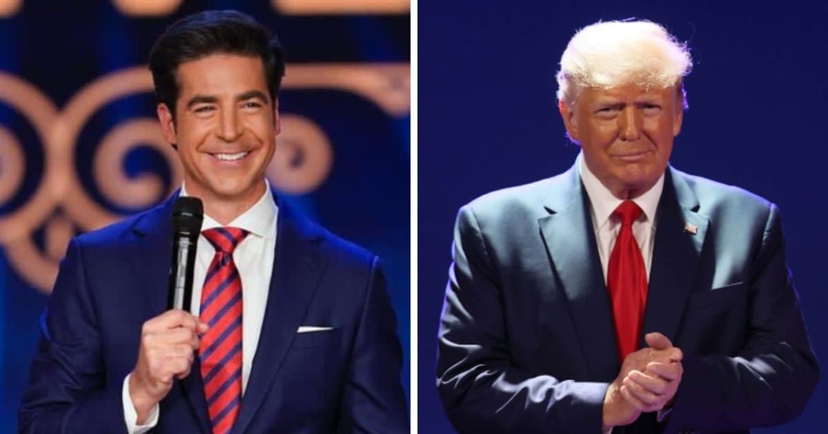 Fox News host Jesse Watters believes that it’s unjust for former President Donald Trump to be required to attend his criminal trial (Getty Images)