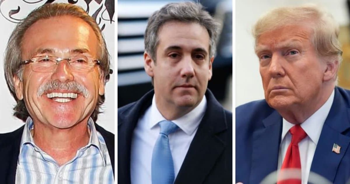 David Pecker and Michael Cohen are key witnesses in Donald Trump's hush money trial (Getty Images)
