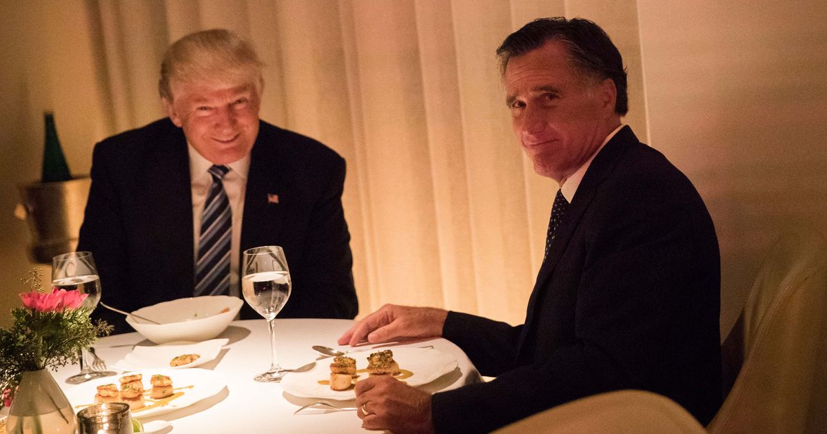 Mitt Romney roasted Donald Trump owith a nasty quip about his hush money trial (Getty Images)