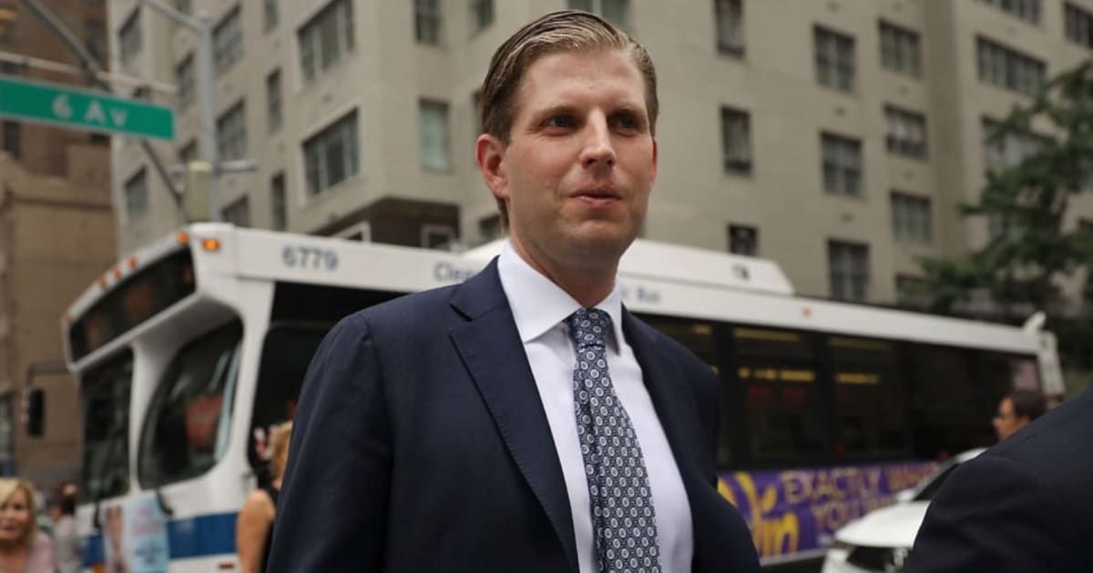 Eric Trump's disastrous error is just the latest in a series of controversial defenses from the Trump family (Getty Images)