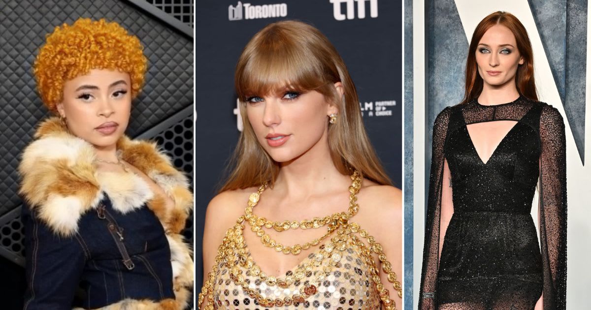 Taylor Swift's musical prowess sparked a flurry of reactions from A-listers including Ice Spice and Sophie Turner (Getty Images)