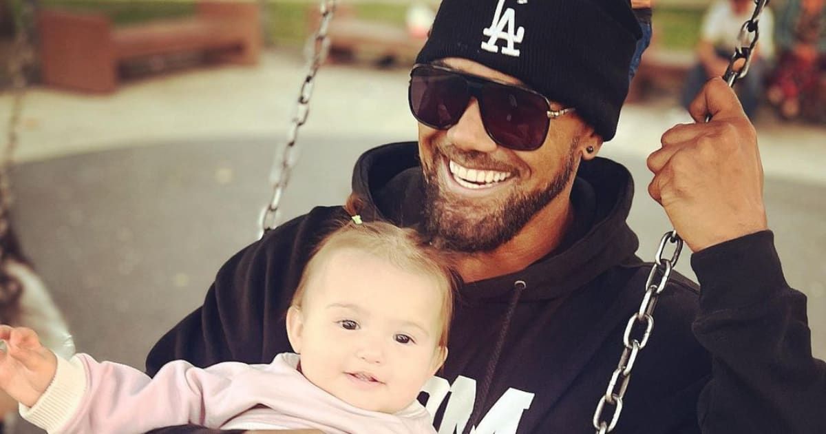 Shemar Moore is happy to be a father to his 15-month-old daughter Frankie (Instagram/@shemarfmoore)