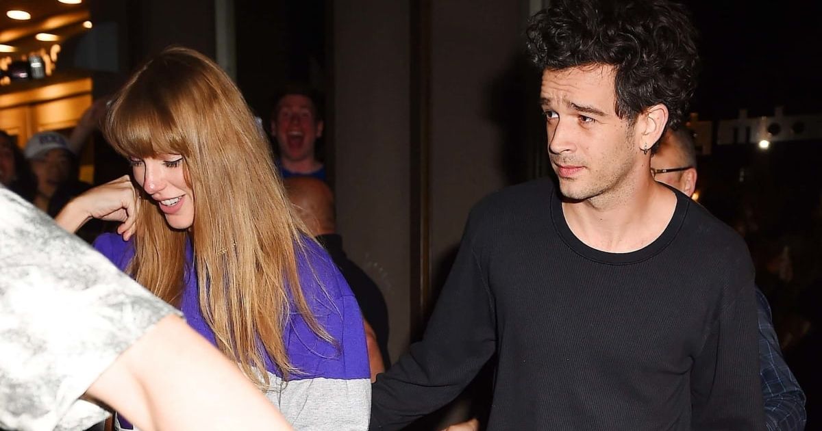 Matty Healy claimed that he hadn't heard Taylor Swift's 'TTPD' tracks dissing him (Backgrid)