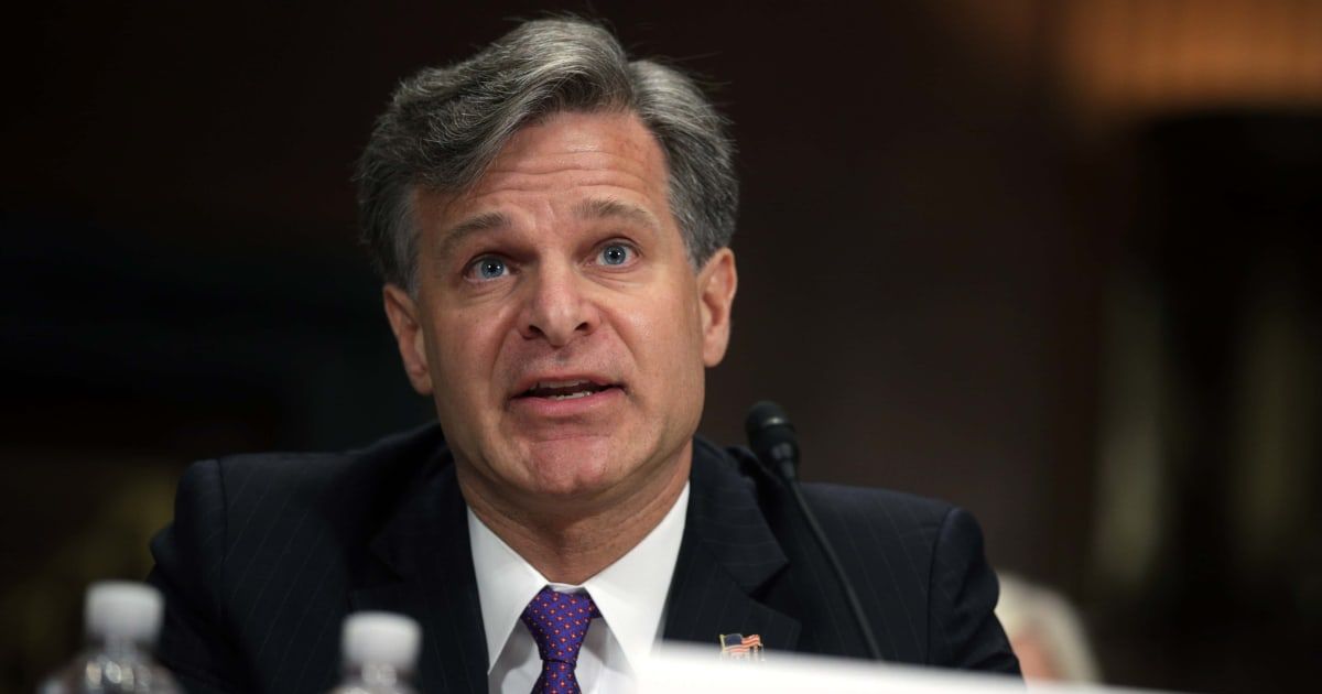 'False flag to postpone election': FBI director Christopher Wary sparks debate with warning about potential terror attack on US