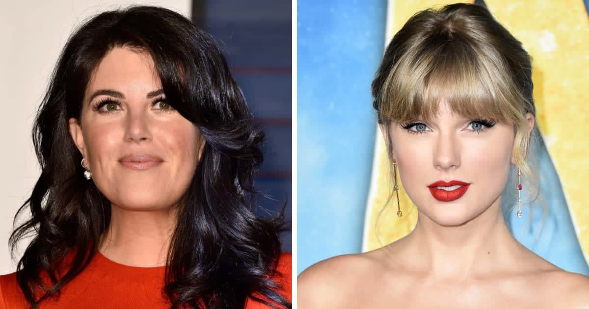 Lewinsky seized the opportunity to join in on the viral Swift trend, posting the lyrics alongside a photo of the White House (Getty Images)