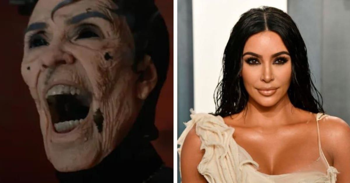 Kim Kardashian's look and acting in the finale of 'American Horror Story: Delicate' took many by surprise (FX, Getty Images)
