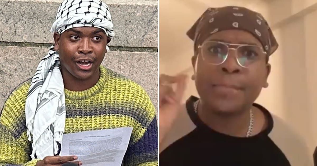 Khymani James' rant on Zionists goes viral (OliLondon, theDailyWire/X)