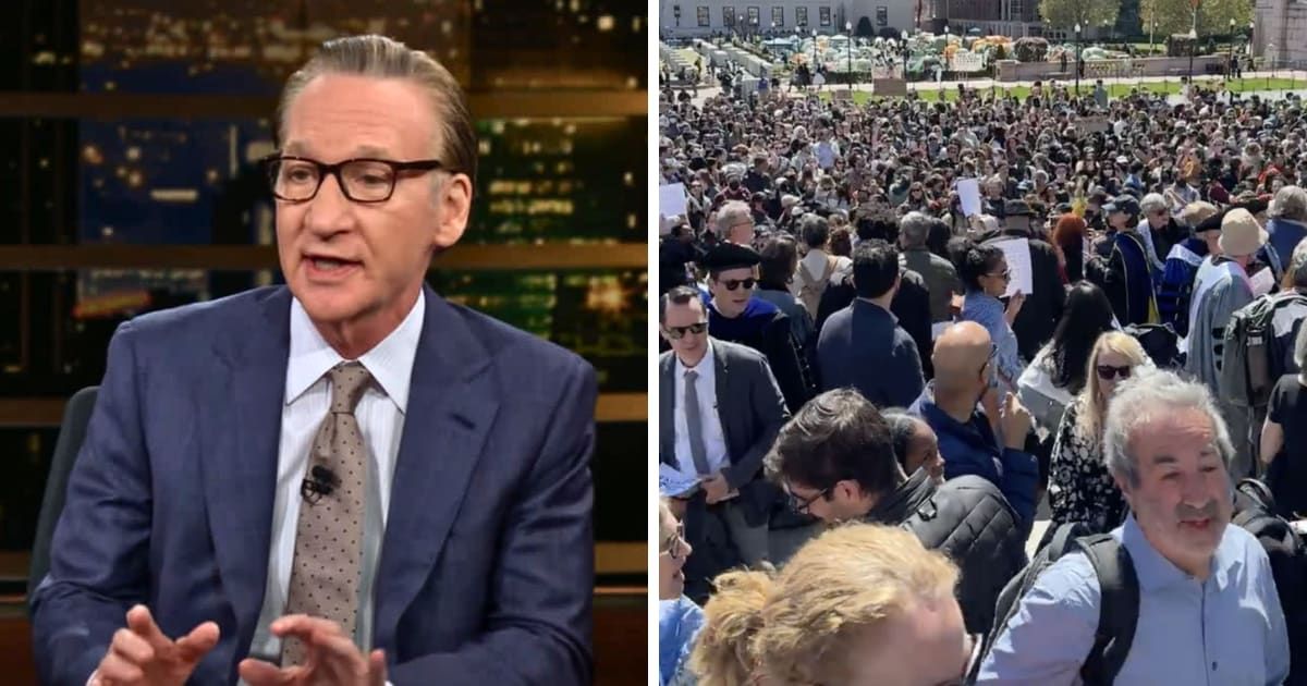 Bill Maher focused on the national campus unrest and what’s behind it (Real Time with Bill Maher/YouTube; Getty Images)