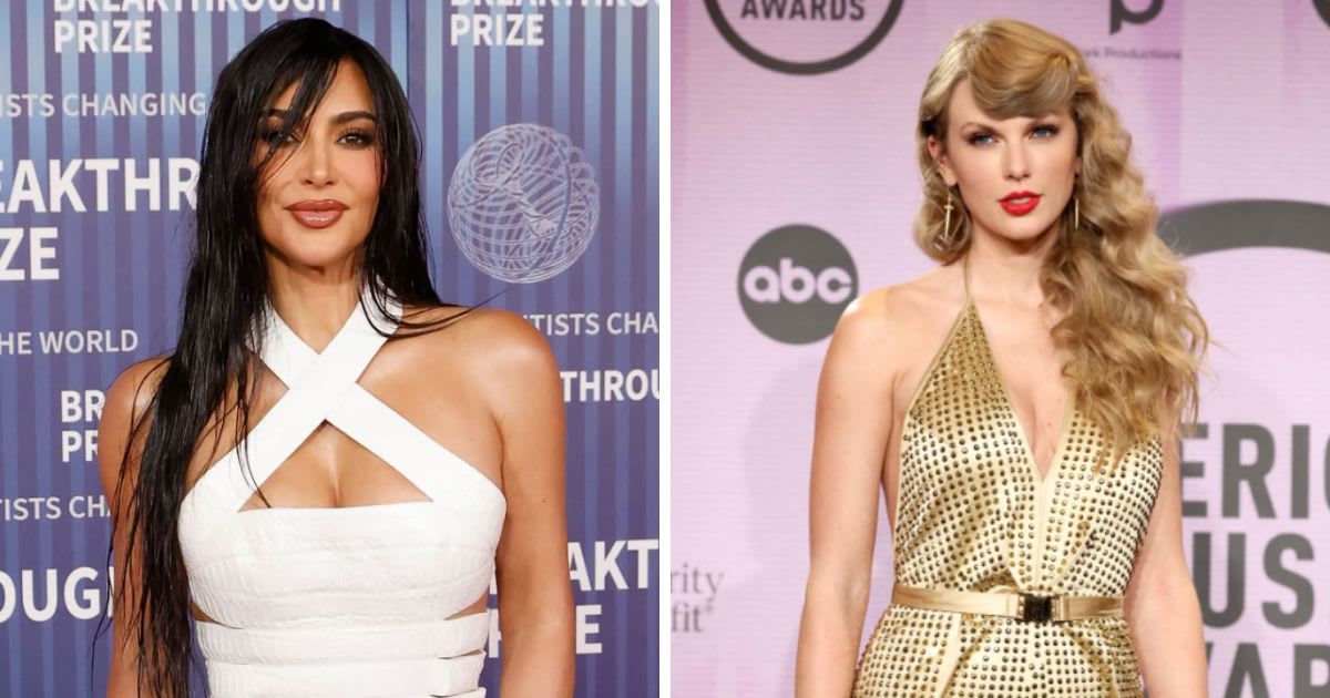 Kim Kardashian allegedly recruits Taylor Swift's friends to model for SKIMS (Getty Images)