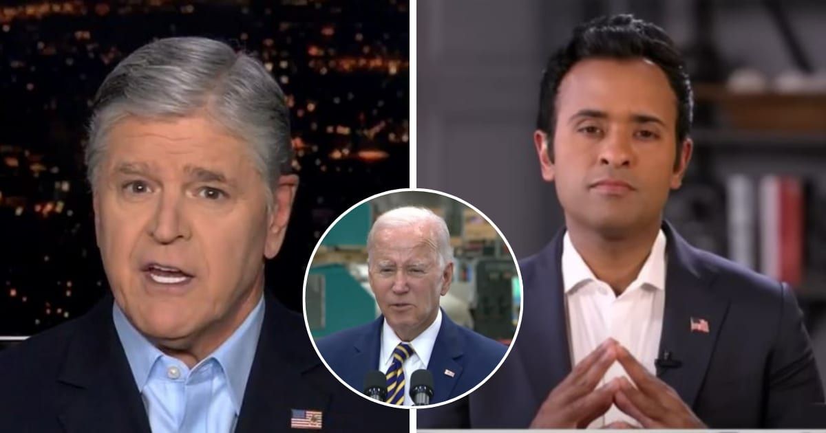 In a recent appearance on 'Hannity', entrepreneur Vivek Ramaswamy warned of parallels between President Biden's economic policies and those of Jimmy Carter (Fox News/Getty Images)