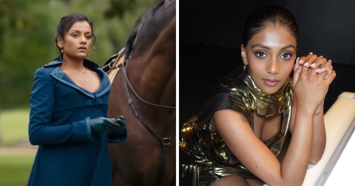 'Bridgerton' was Charithra Chandran's beakout show (@charithra17/Instagram, IMDb)