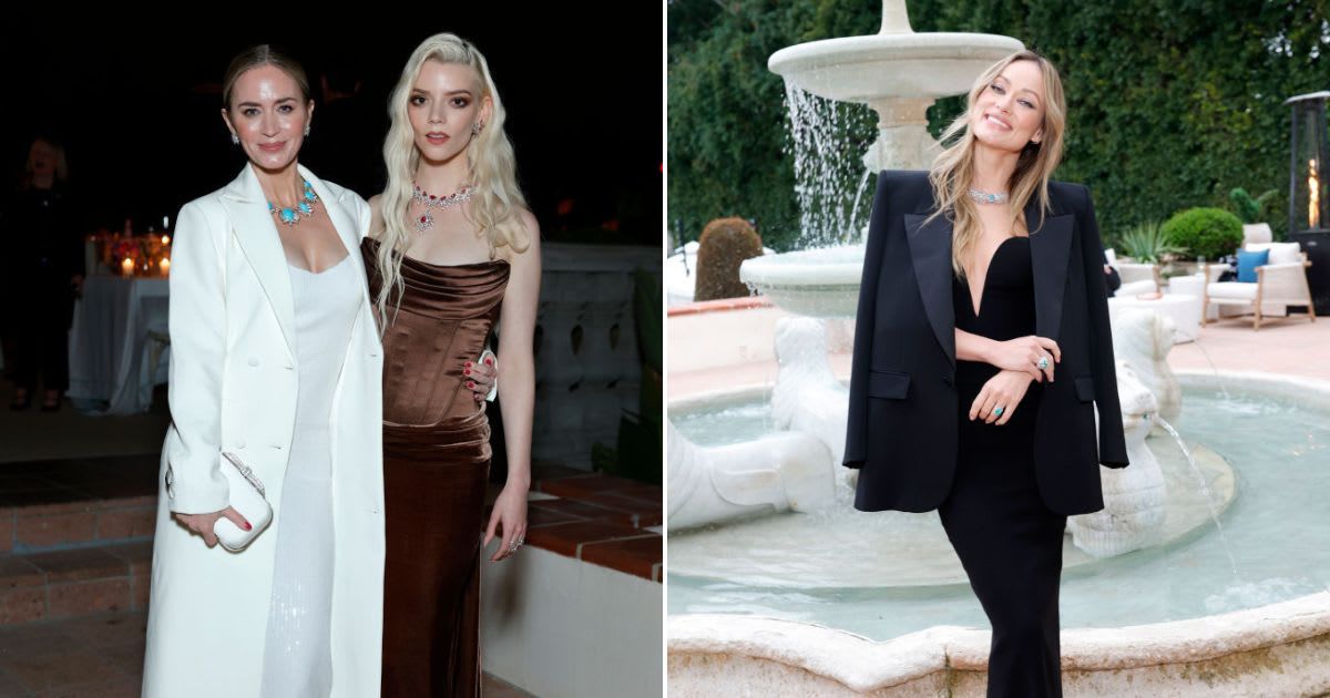 Emily Blunt, Anya Taylor-Joy and Olivia Wilde gracedthe Tiffany event (Stefanie Keenan/Getty Images for Tiffany & Co.)