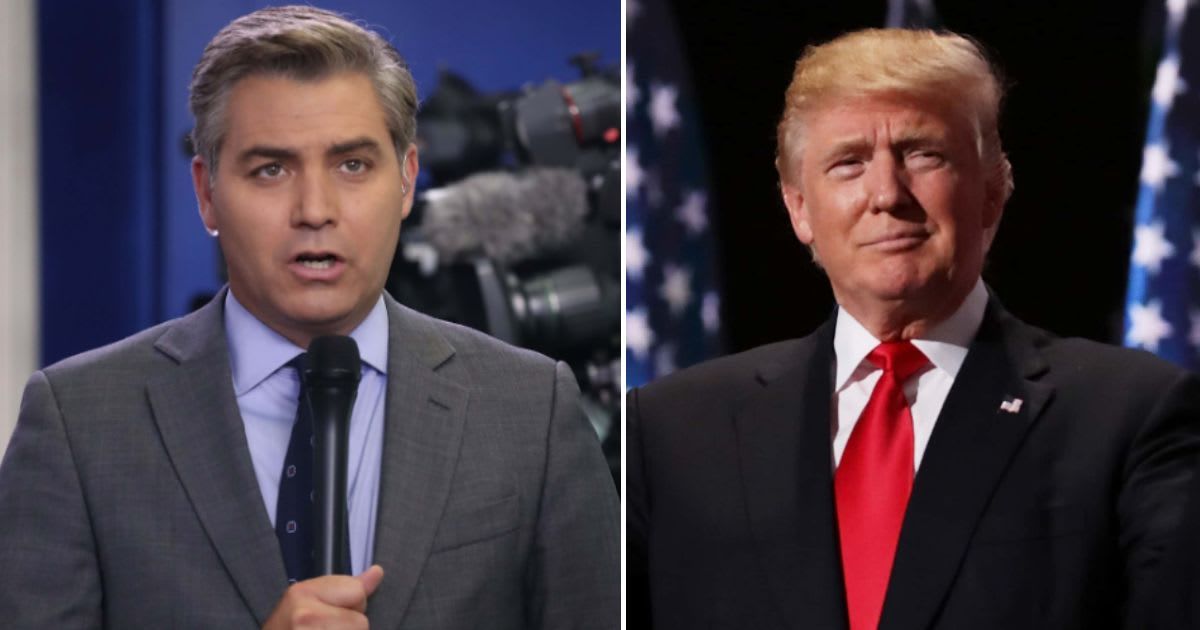 CNN anchor Jim Acosta has blasted Donald Trump for calling the network 'fake news' since the 2016 election (Getty Images)