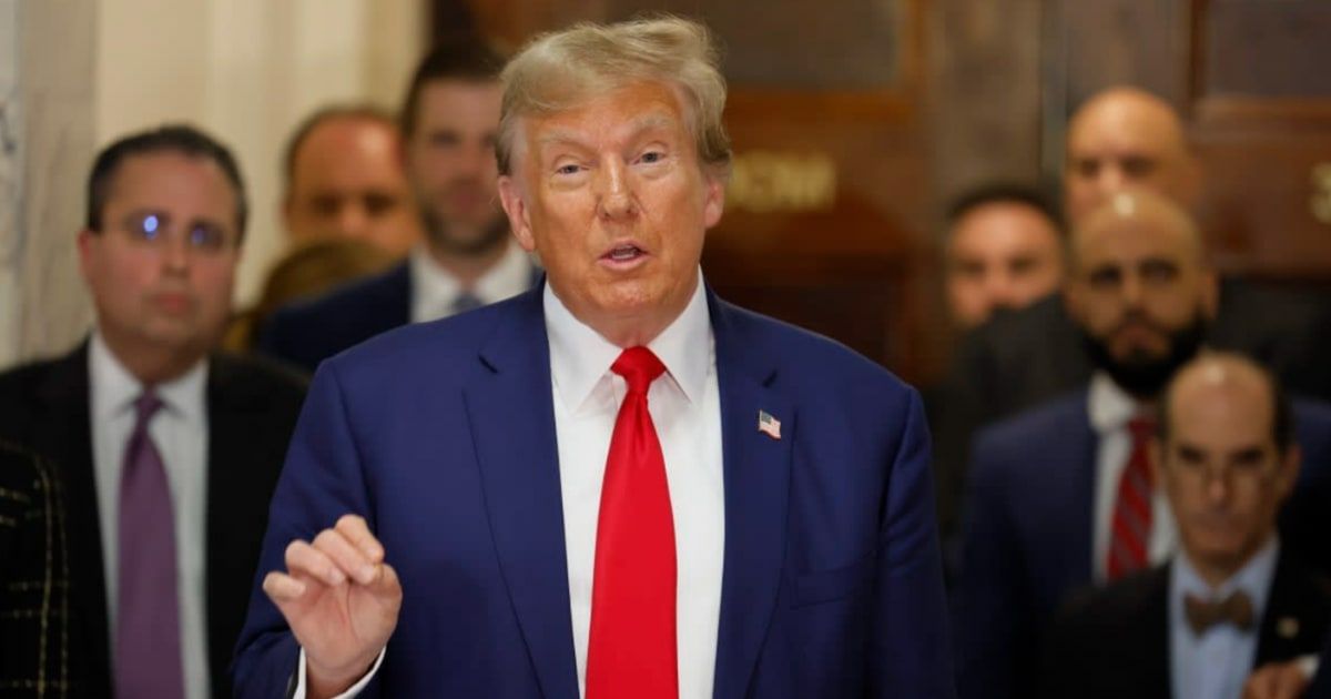 Trump's baffling courtroom remarks followed a series of public appearances in which his mental state had been called into question (Getty Images)
