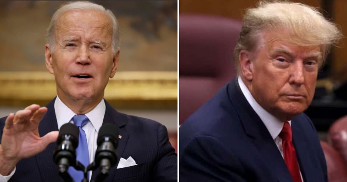 Joe Biden said on the 'Howard Stern Show' that some news outlets are reluctant to face Donald Trump's ire and are 'not speaking up as much' as they used to (Getty Images)