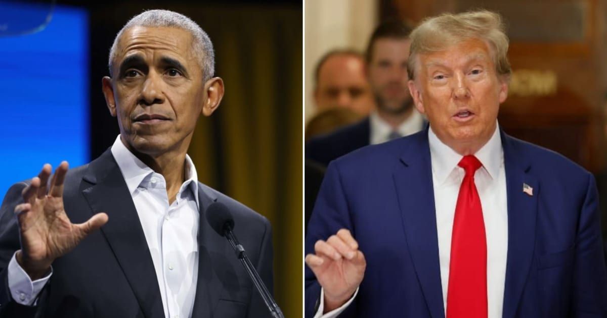 Barack Obama took jabs at Donald Trump during the 2011 White House Correspondents' Dinner (Getty Images)