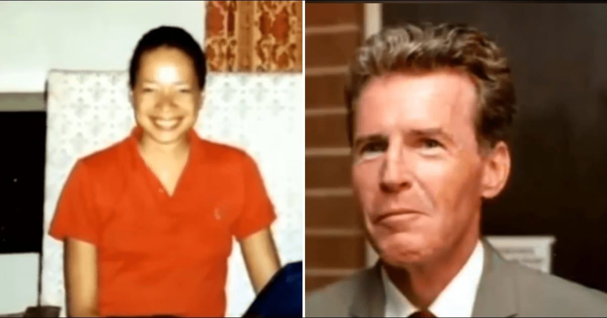 Following her divorce from her husband James Vincent Sullivan (R), Lita McClinton, aged 35, was fatally shot on the doorstep of her residence in Atlanta, Georgia(Timothy Jones/YouTube screengrab)
