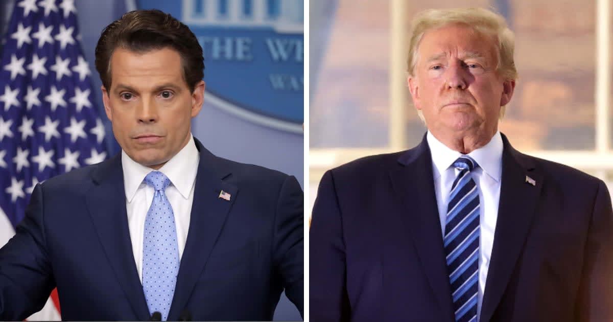 Anthony Scaramucci said that Donald Trump looked more tired than before in an interview with MSNBC (Getty Images)
