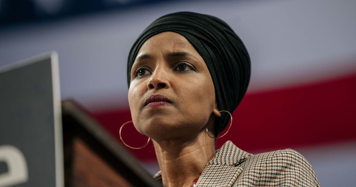 Ilhan Omar is under fire after implying Jewish students are either ‘pro-genocide’ or 'anti-genocide' (Getty Images)