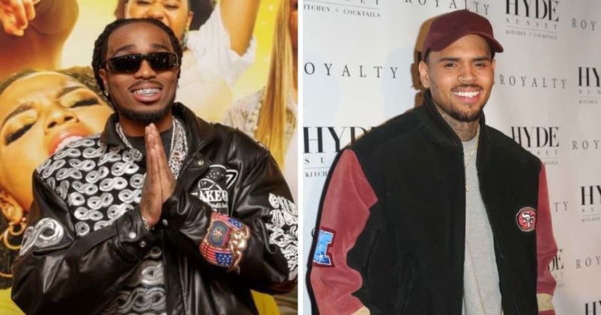 Quavo and Chris Brown have both released diss tracks recently (Getty Images)
