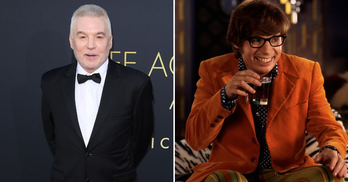 Mike Myers looked unrecognizable as he took to the stage at the 49th AFI Life Achievement Award Gala (Steve Granitz/FilmMagic, Austin Powers/Facebook)