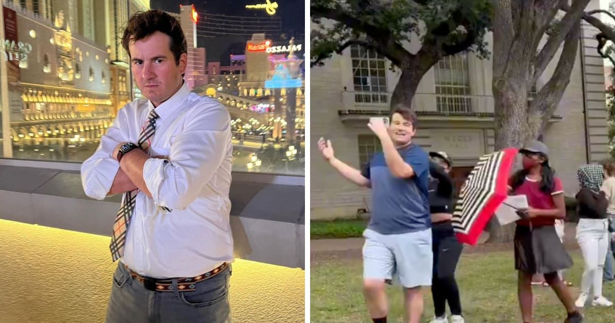 Video footage captured the intense confrontation, where Alex Stein questioned the LGBTQ group's motives (Alex Stein/Instagram, Prime Time with Alex Stein/X)