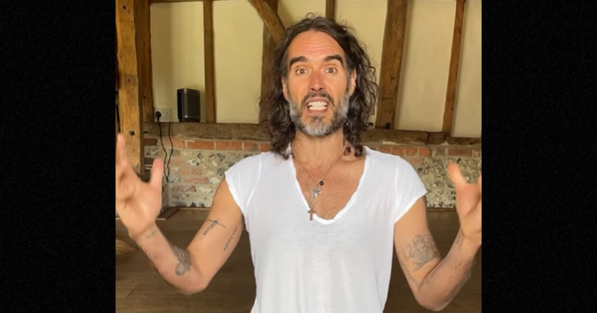 Russell Brand got baptized on April 28 and describes it as a 'profound experience' (@russellbrand/Instagram)
